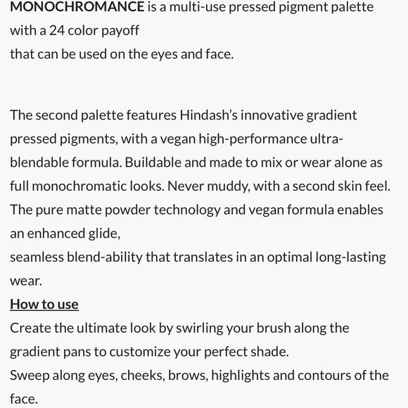 hindash monochromance palette - Picture 4 of 4